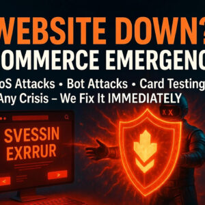 911 Website Down Woo Commerce Emergency